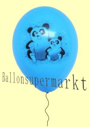 Panda-Bär Luftballon, Ballon aus Latex mit Pandabären